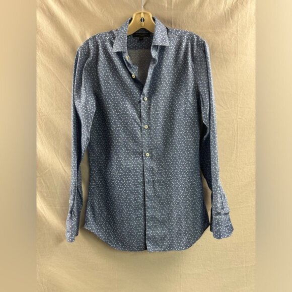 Banana Republic Non iron Floral Long Sleeve Button Down Shirt Size S - Picture 1 of 4